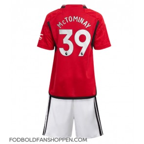 Manchester United Scott McTominay #39 Hjemmebanetrøje Børn 2023-24 Kortærmet (+ Korte bukser)